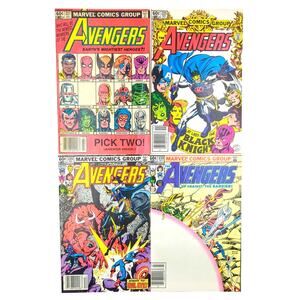 Avengers Lot 221 225 226 233 Marvel Comics VF FN She-Hulk Black Knight Thor